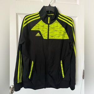 Adidas climalife lightweight zip up jacket, size L. Color black.